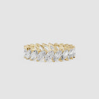 Marquise Cut Lab Grown Diamond Eternity Band Ring