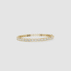 Round Bezel Set Lab Grown Diamond Tennis Bracelet