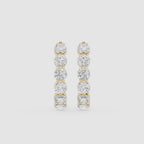 Lab Grown Diamond Journey Drop Earrings