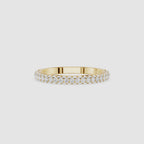 Round and Marquise Diamond Wedding Band