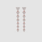 Blooming Grace Lab Grown Diamond Floral Drop Earrings
