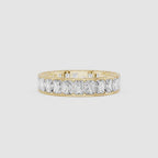 Radiant Cut Lab Grown Diamond Eternity Band Ring