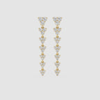 Blooming Grace Lab Grown Diamond Floral Drop Earrings