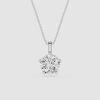 Round Brilliant Lab Grown Diamond Solitaire Pendant