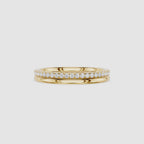 Twisted Diamond Infinity Lab Grown Diamond Wedding Band